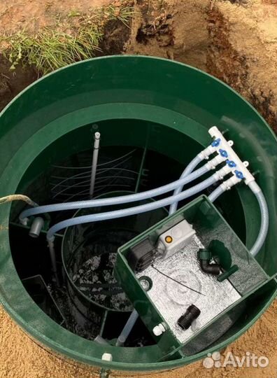 Установка септика под ключ