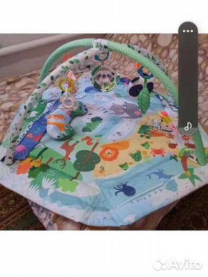 Складной детский развивающий коврик-манеж