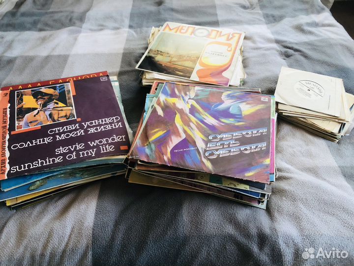 Виниловые пластинки 120 штук