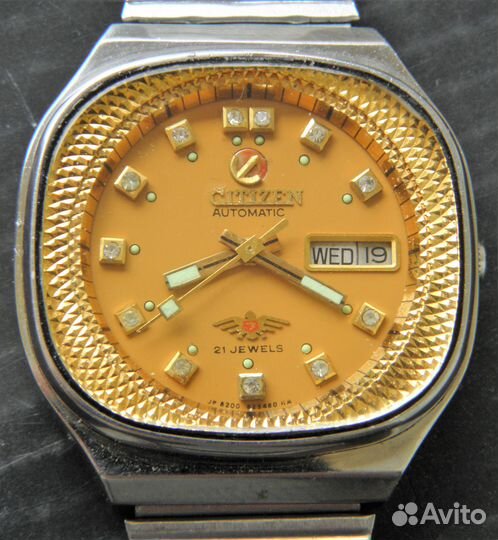 Часы Ситизен Япония citizen автоподзавод обслужены