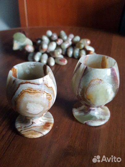 Оникс рюмки,фигурки