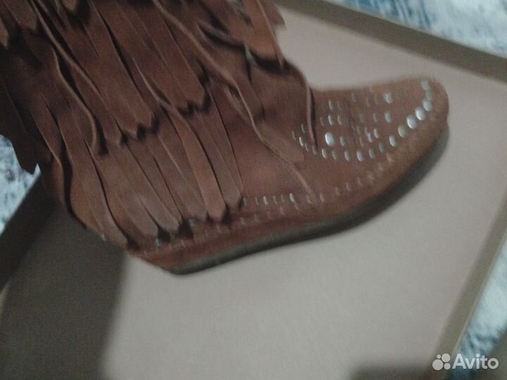 Сапоги в стиле бохо