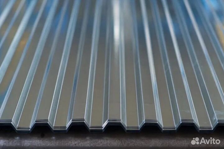 Профнастил С-21 цинк 0,5 м - 12 м