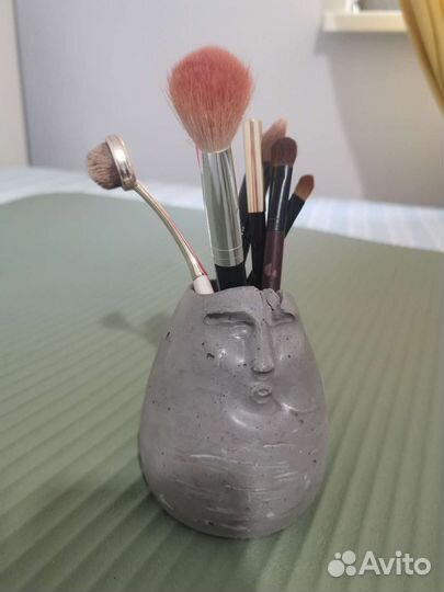 Кашпо подсвечники из бетона и гипса