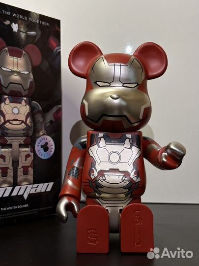 Фигурка bearbrick iron man железный человек