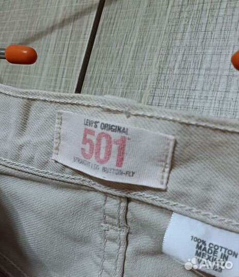 Джинсы levis 501 made in mexico vintage оригинал