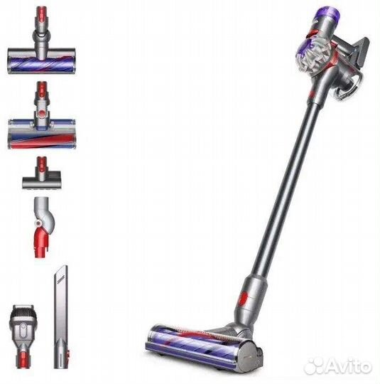 Пылесос dyson v8 absolute sv25 серый, фиолетовый