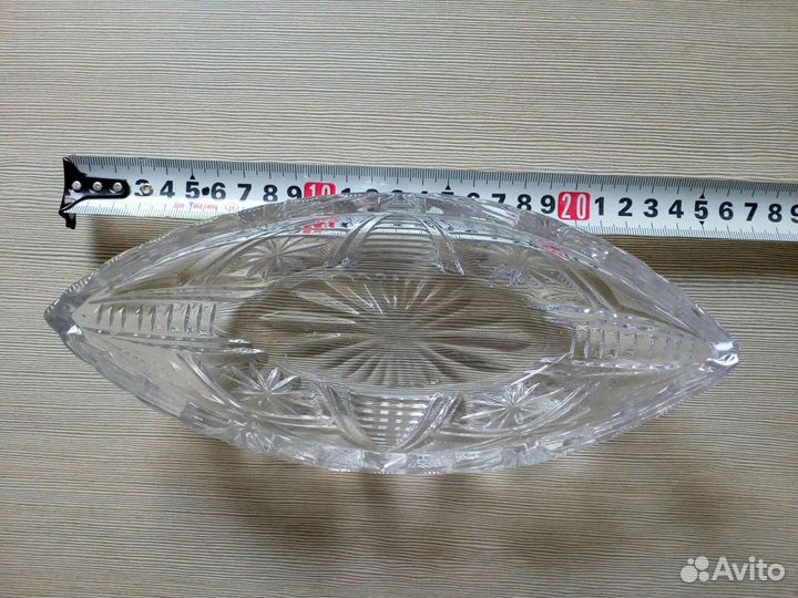 Ваза хрустальная