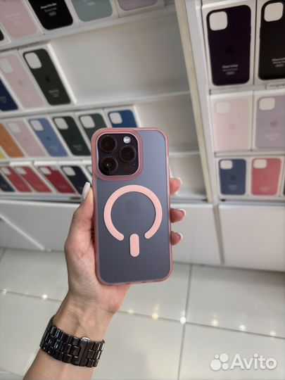 iPhone 14 pro max чехол pink