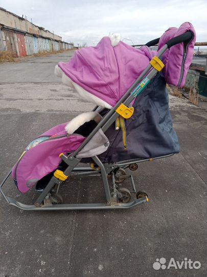 Продаю санки-коляска Ника