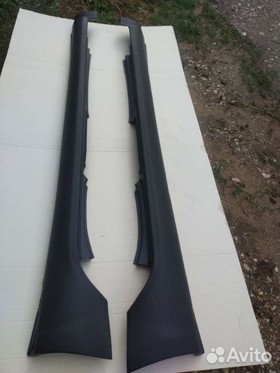 Накладки на пороги лада Веста