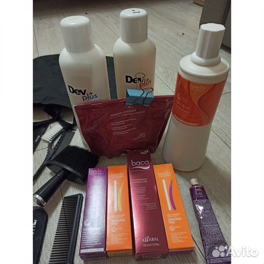 Брашинги, фартук, миски для краски, краска