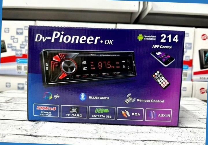 Bluetooth магнитола Pioneer 214 оптом