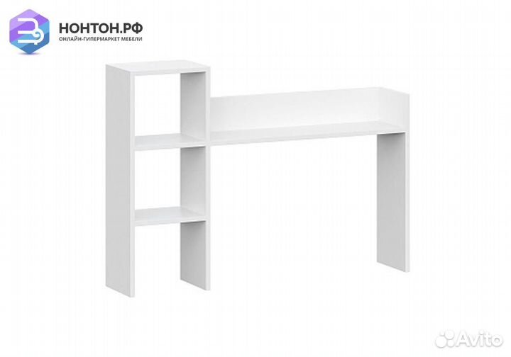 Надстройка для письменного стола Анри белый тексту