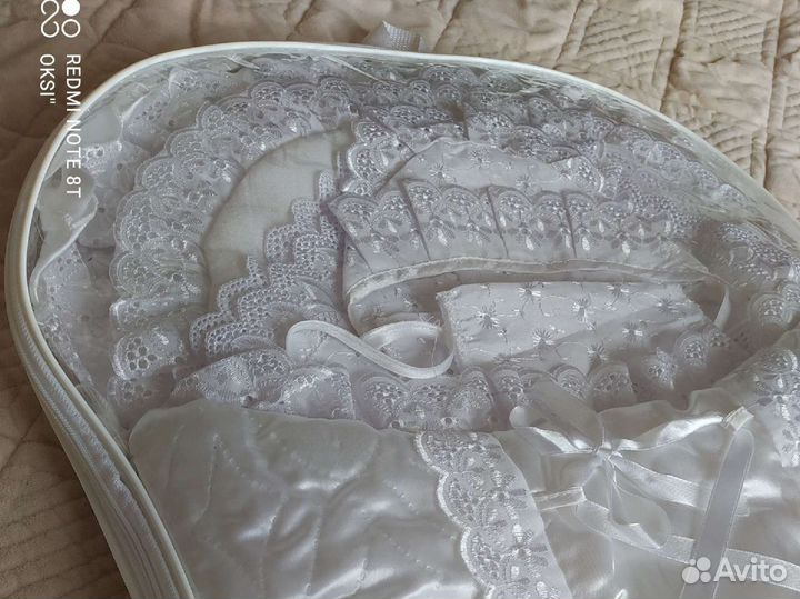 Конверт на выписку новорожденного