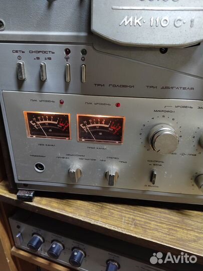 Катушечный магнитофон союз 110