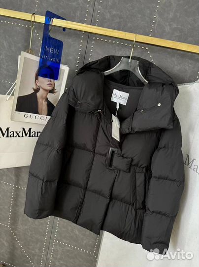 Max Mara пуховик женский черный