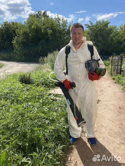 Обработка участков от клещей,комаров,тли и т.п