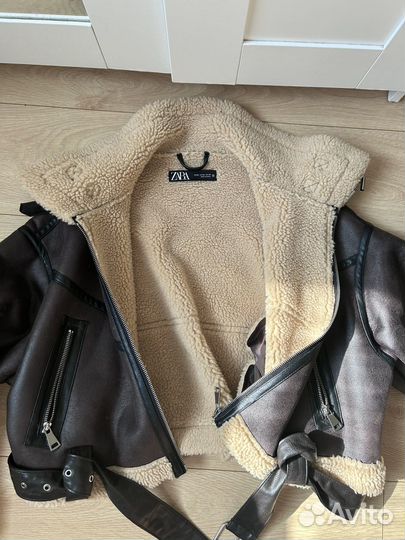 Дубленка zara (не алик )