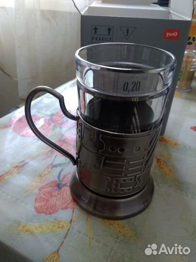 Подстаканник со стаканом ржд