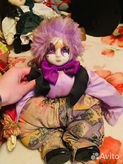 Клоун фарфоровый