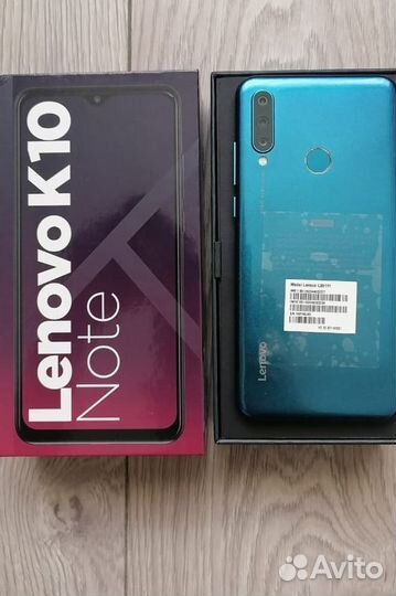 Lenovo K10 Note, 6/128 ГБ