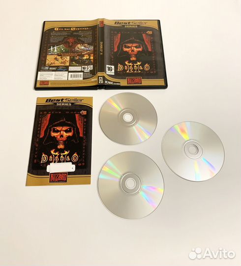 Diablo II + доп LoD зарубежная лицензия DVD-box