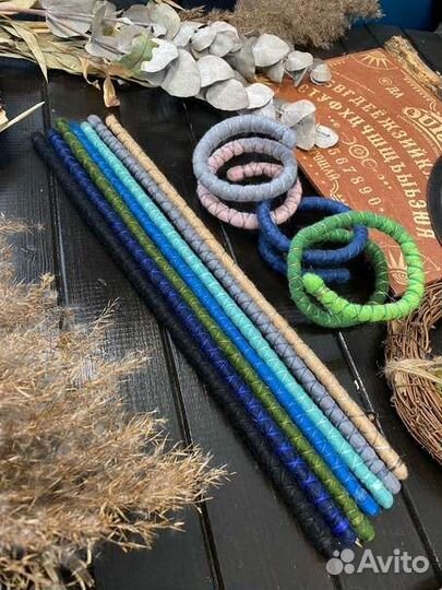 Луполокс / заколка спиралька для дред