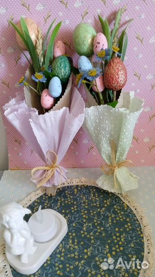Пасхальный декор (букетики весенние)