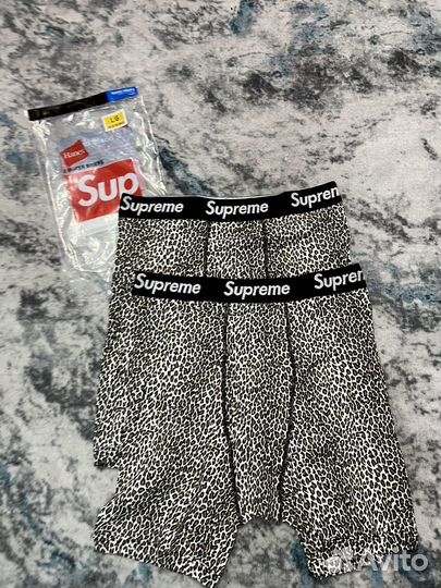 Трусы Supreme boxer briefs hanes