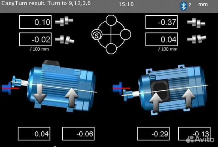 Лазерная центровка (юстировка) валов