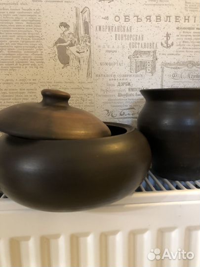 Кастрюлька Горшок и крынка керамический