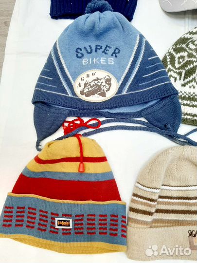 Шапки на возраст 3-6 лет пакетом