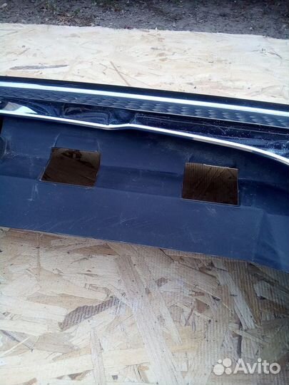 Юбка заднего бампера Mercedes ML 166 AMG