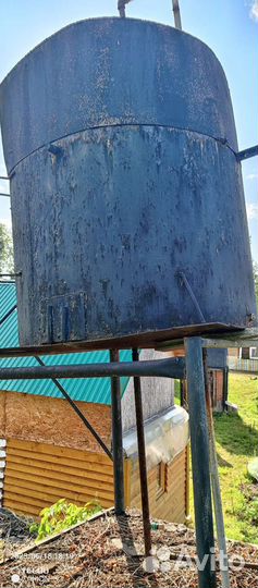 Бочка для воды на дачу