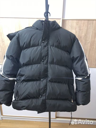 Пуховик supreme x jordan черный