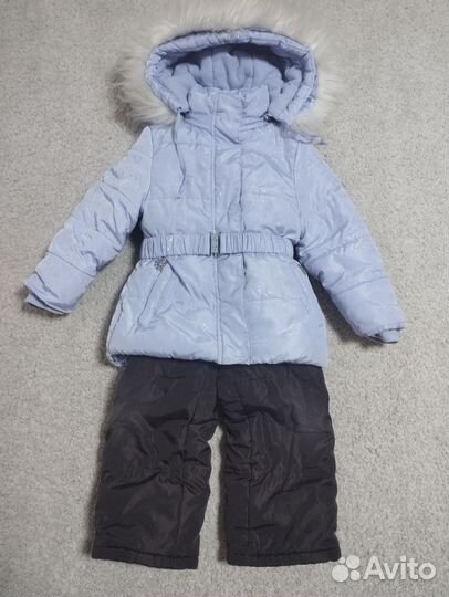 Зимний комбинезон для девочки 3-4 года, 98 размер