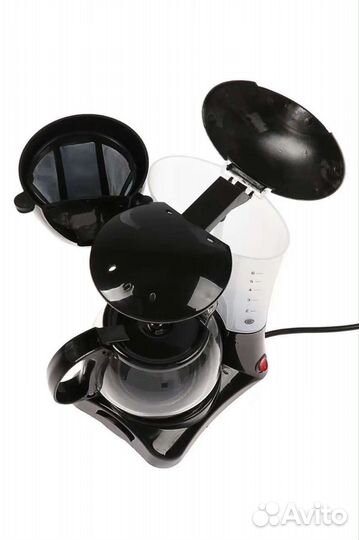 Кофеварка капельная с кофейником новая