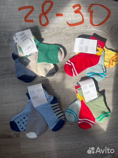 Носки hm новые 22/24 28/30