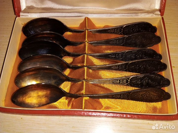 Мельхиоровые чайные ложки СССР