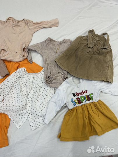 Вещи на осень пакетом для девочки 62 68