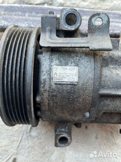 Компрессор кондиционера Peugeot 308 1.6 2008