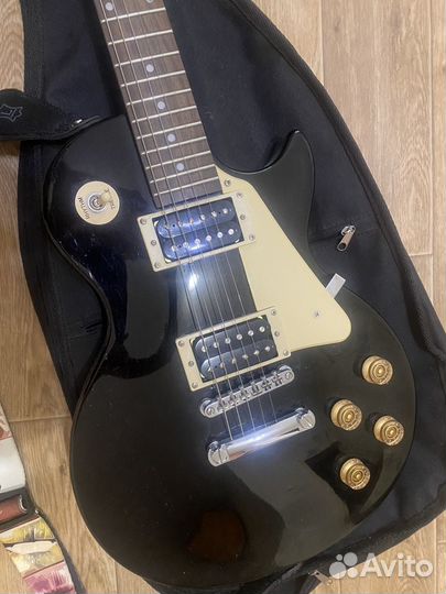 Электрогитара Epiphone Les Paul 100 ebony / LP E1