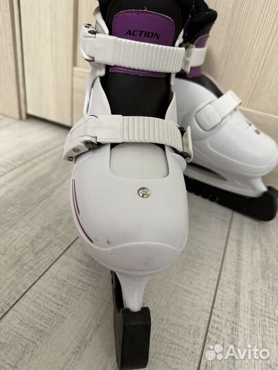 Коньки для девочки раздвижные