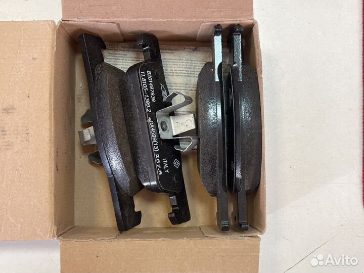 Тормозные колодки renault logan 2 оригинал