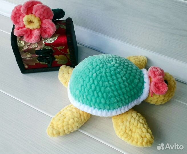 Черепашка плюшевая ручной работы