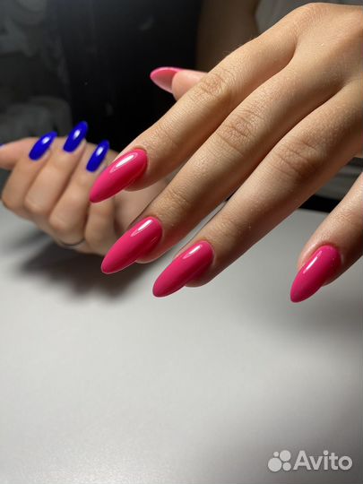 Маникюр с покрытием, педикюр, наращивание ногтей