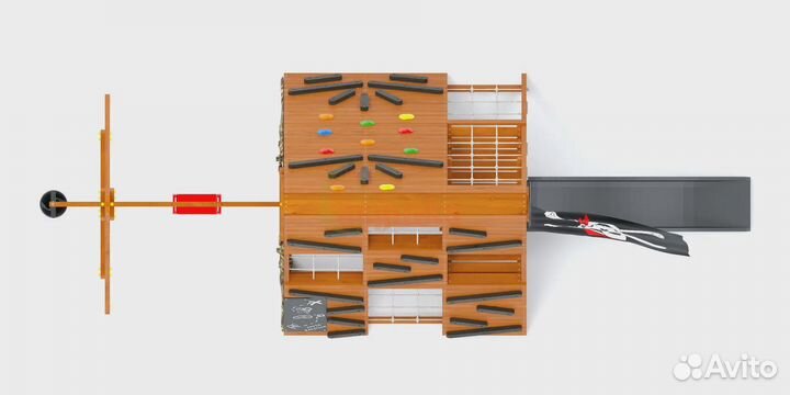 Спортивный домик Савушка База-2 (милитари)