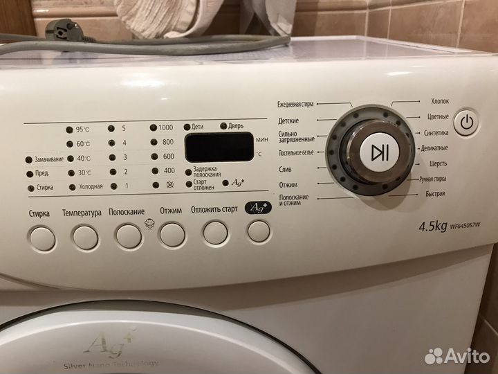 Стиральная машина samsung 4,5 kg WF6450S7W