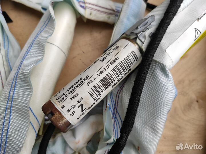 Шторка безопасности на Опель Зафира Б